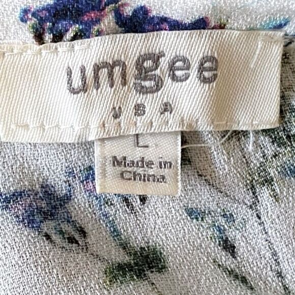 Umgee Floral Spring Swing Mini Dress Size Large. Excellent Condition - Picture 3 of 5